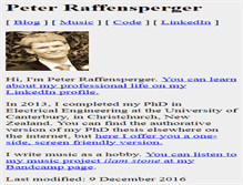 Tablet Screenshot of peter.raffensperger.org